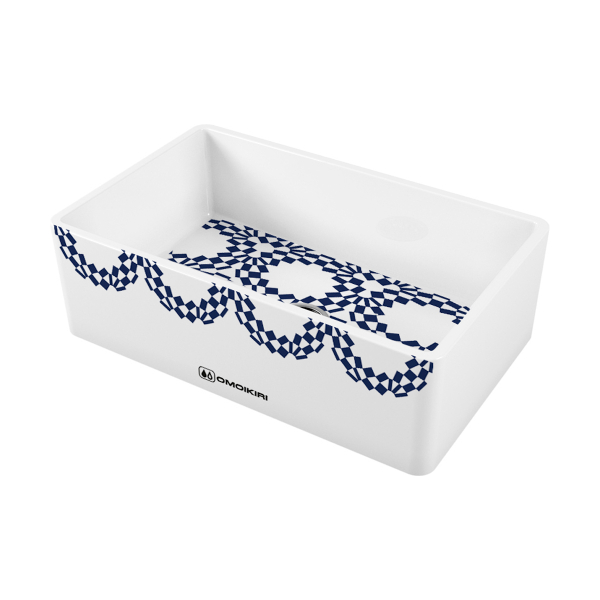Кухонная мойка Omoikiri Mikura 76-Tokyo 2 Natceramic/white