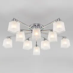 Потолочная люстра Delfi 30162 хром Eurosvet