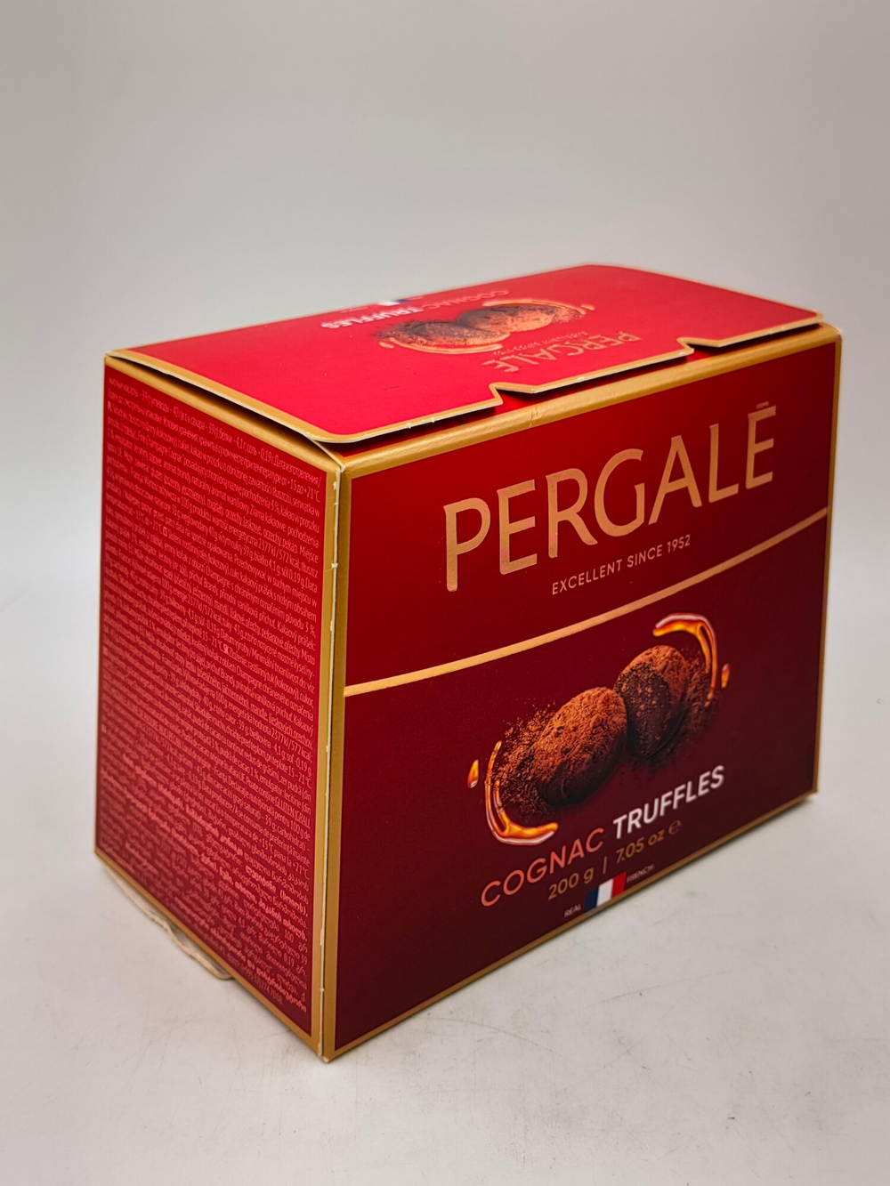Трюфели французские  Pergale Truffles  Коньяк ,  200  грамм ( из Литвы)