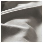 Комплект постельного белья IKEA ANGSLILJA (ЭНГСЛИЛЯ), Односпальный, Серый, 150x200, 50x80 см