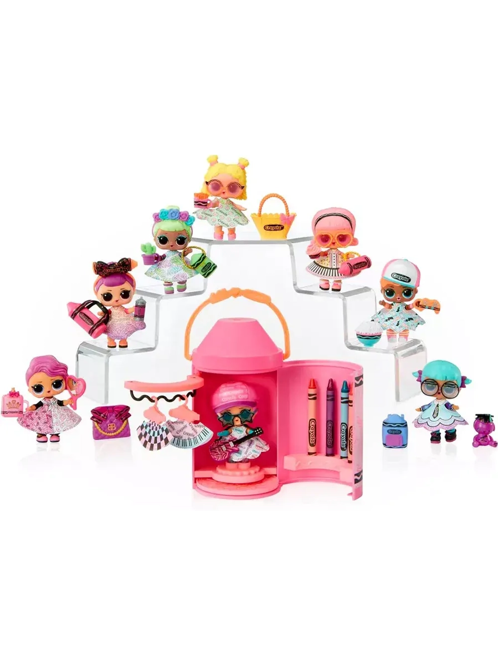 Кукла Лол в капсуле Lol Crayola Color Me Studio оригинал