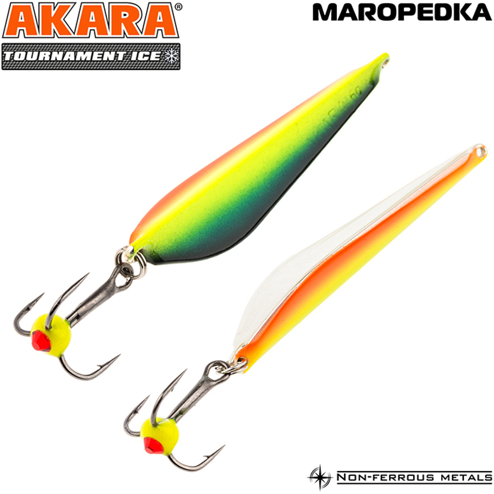 Блесна зимняя Akara Tournament Ice Maropedka 100 18 гр. 27/Sil