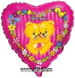 Ф 18" Love Me Медвежата(FM)