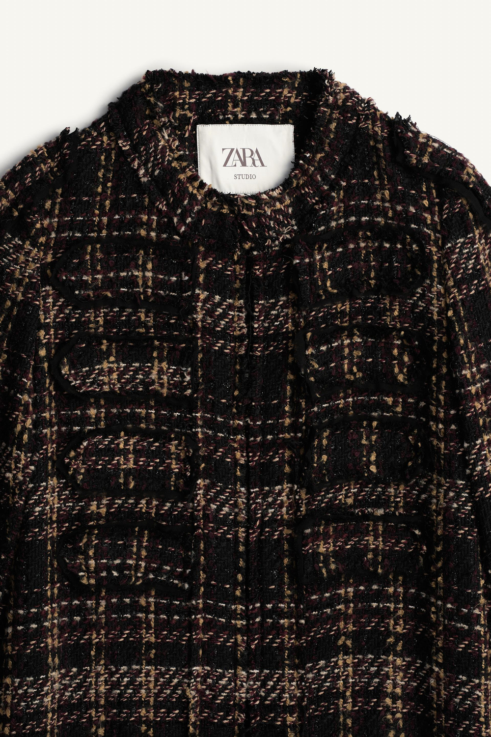 ZARA ДЛИННОЕ ПАЛЬТО — LIMITED EDITION, КОРИЧНЕВЫЙ