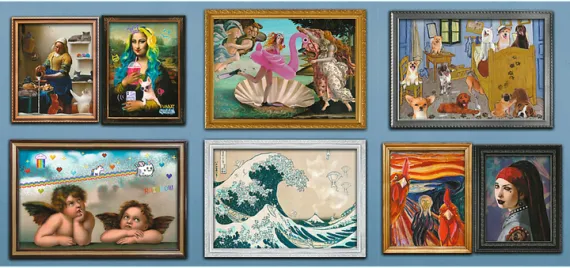 Puzzle Puzzles - "9000 UFT" - Not So Classic Art Collection