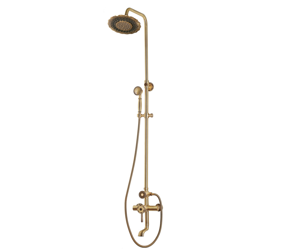 Комплект одноручковый для ванны и душа Bronze de Luxe 10120DF