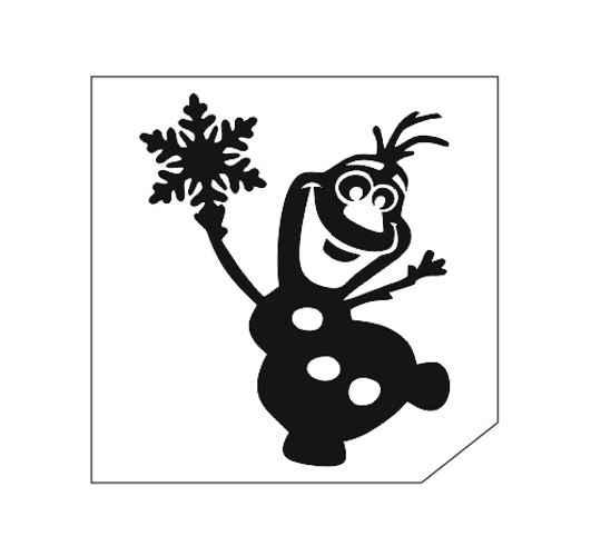 Трафарет для блеск-тату 6*6 новый год 317S