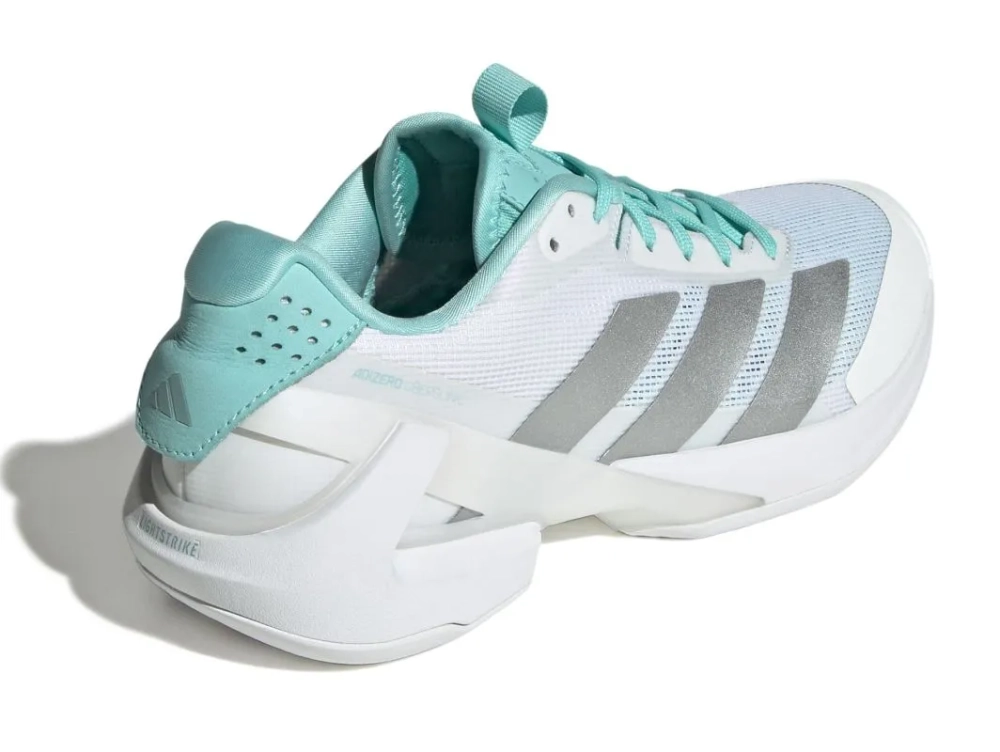 Женские теннисные кроссовки Adidas Adizero Ubersonic 5 W NM - cloud white/silver metallic/mint ton
