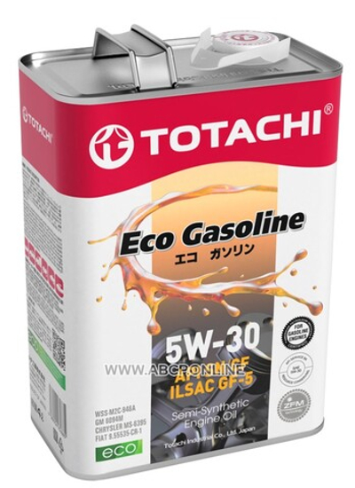 Масло моторное TOTACHI Eco Gasoline 5W-30 полусинтетическое 4 л 4589904934865