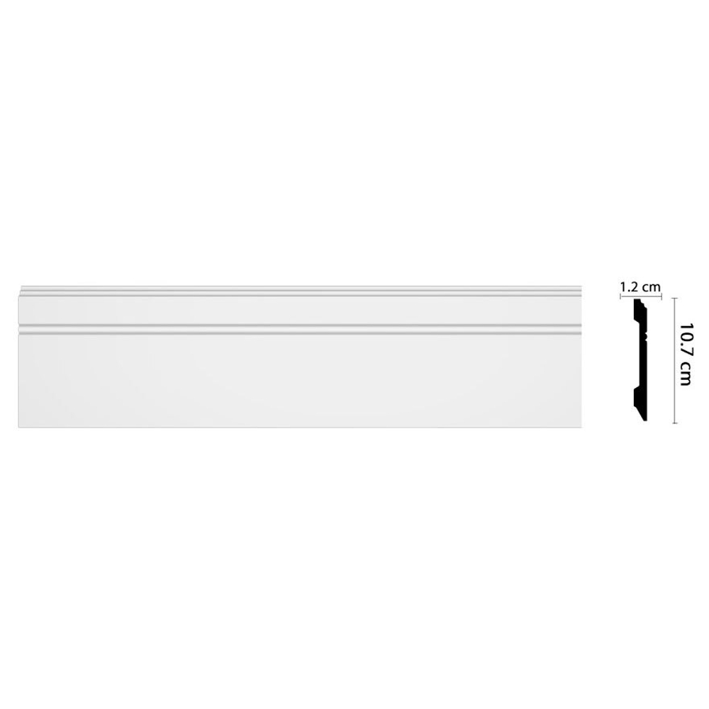 Плинтус Decormaster Дюропрофиль D105 ДМ