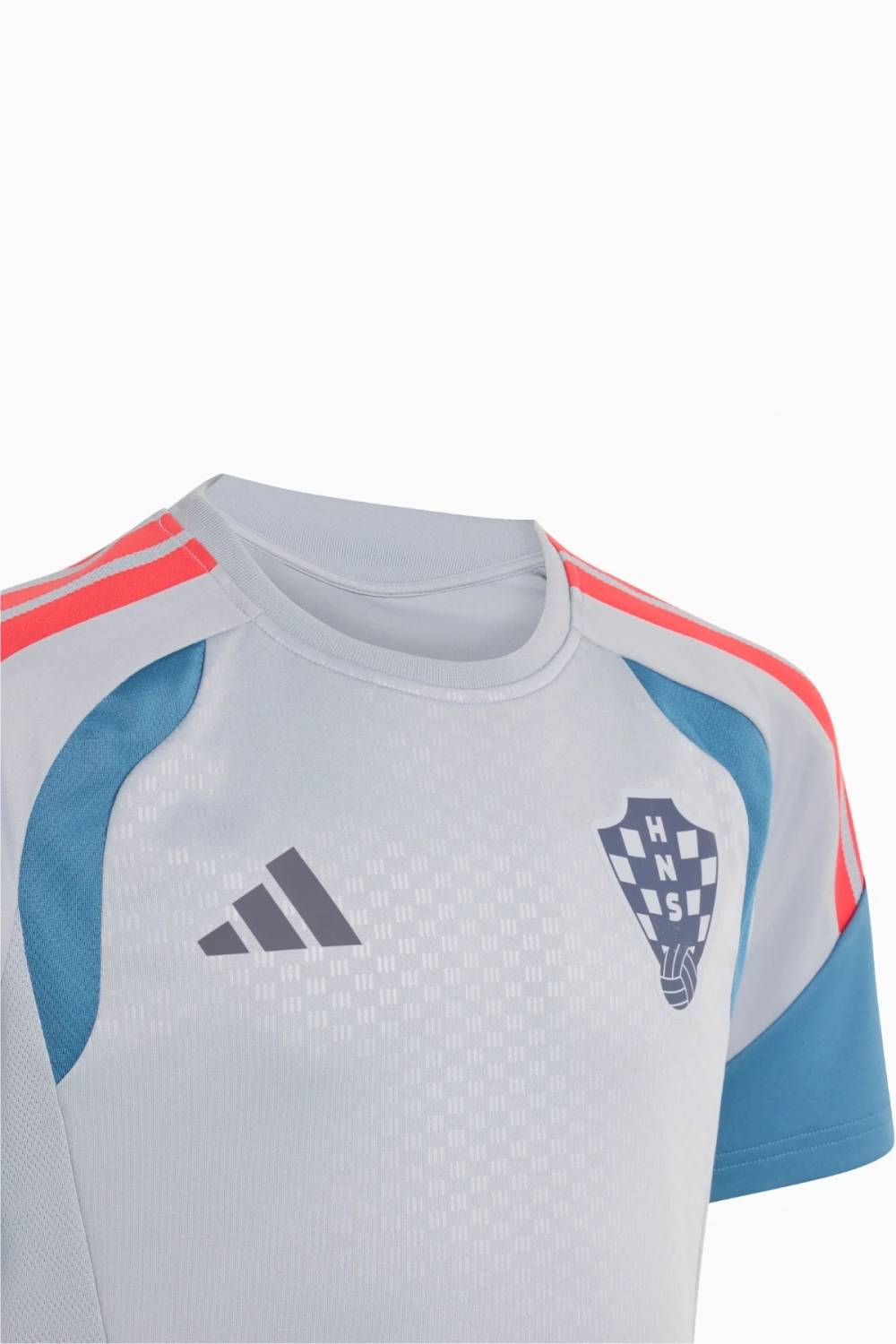 Футболка adidas Croatia 2026 Tiro Training Junior - серый