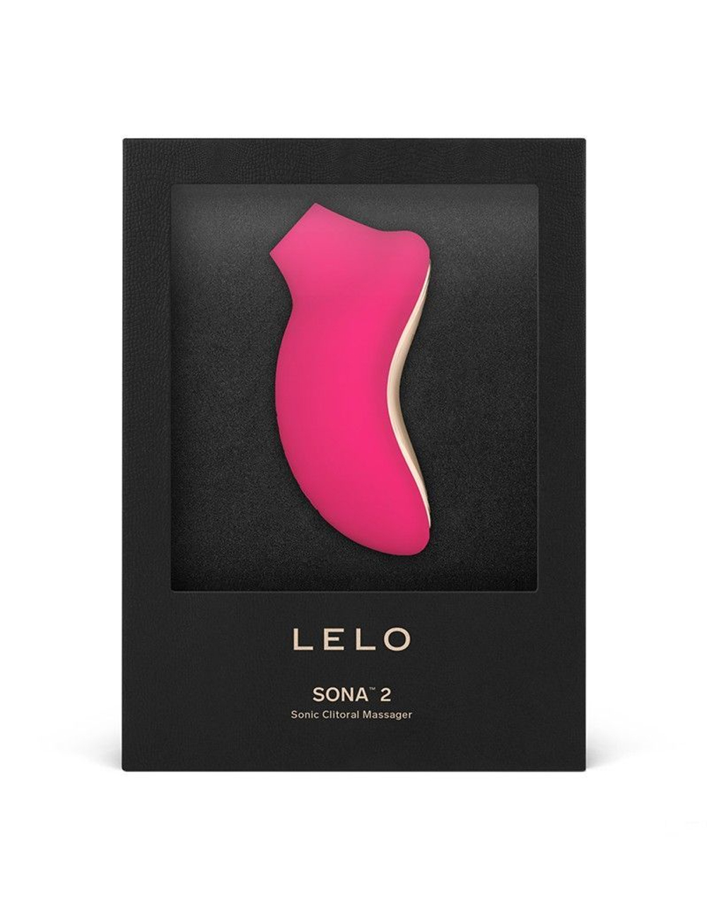 Розовый звуковой массажер клитора Lelo Sona 2