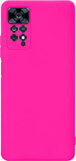 Мягкий Soft Touch чехол из силикона для XIAOMI REDMI NOTE 11 PRO 5G с бархатной подкладкой