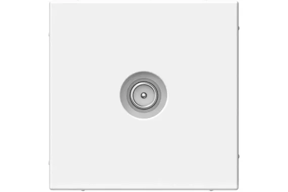 Розетка TV Systeme Electric ARTGALLERY оконечная белый 39399