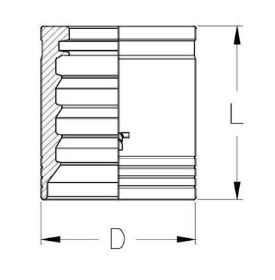 Муфта DN 20 4SP/4SH/3SPC (с зачисткой)