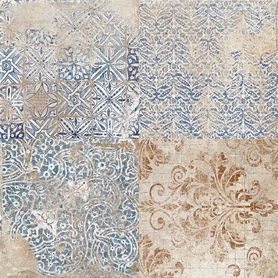 Напольная плитка (керамогранит) Mediterranea, Tabarca decors 45x45 - Mykonos