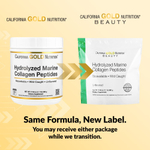 California Gold Nutrition, пептиды гидролизованного морского коллагена, без вкусовых добавок, 500 г (1,1 фунта)
