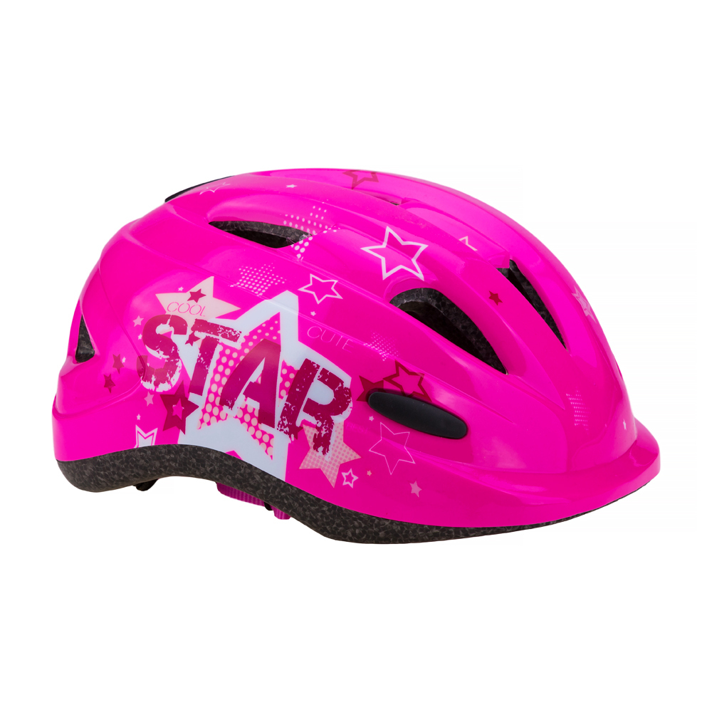 Шлем детский с регулировкой, размер M(52-56см), рисунок -"star", инд.уп. Vinca Sport VSH 7 star (M)