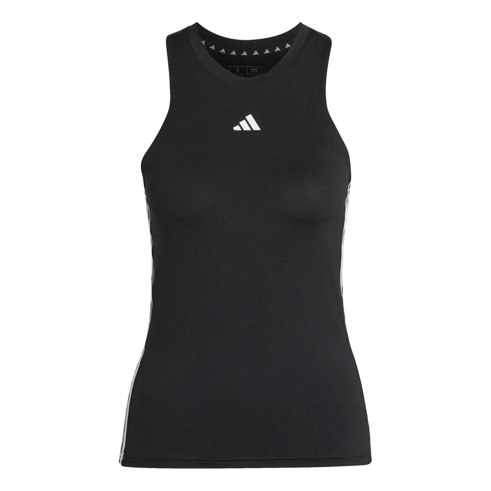 Женская теннисная майка adidas Essentials AEROREADY Train Regular 3-Stripes Tank Top Women - Black