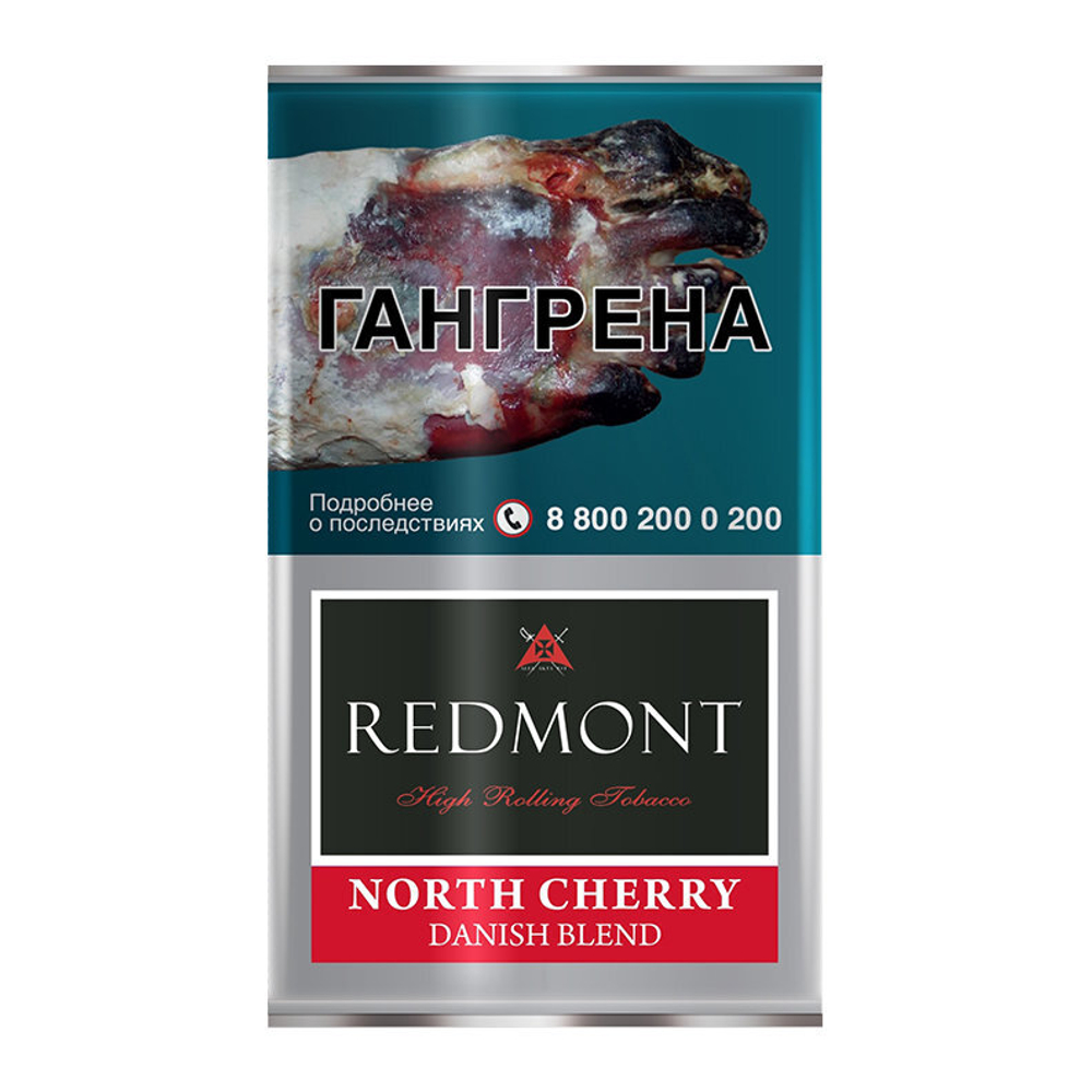 Табак курительный тонкорезаный REDMONT North Cherry, кистет 40гр