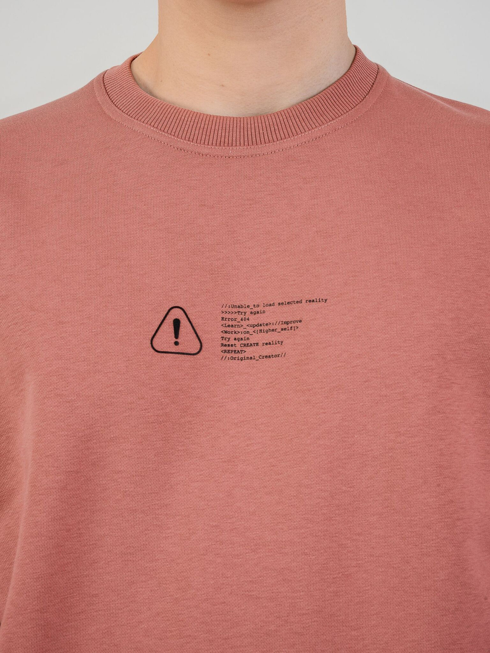 Свитшот мужской ORIGINAL CREATOR ERROR_404 SWEATSHIRT, Розовый