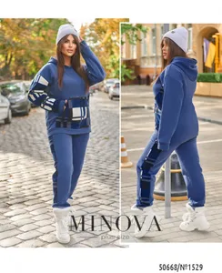 Костюм 1529-джинс Minova