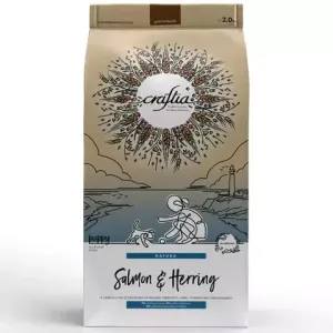 Сухой корм CRAFTIA NATURA для щенков миниатюрных и мелких пород из лосося с сельдью