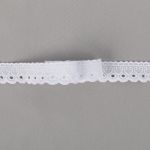 Кружево шитьё п/э+х/б 26 мм / 9±0.2 метров, Турция, белый, Gamma GYEM-2600