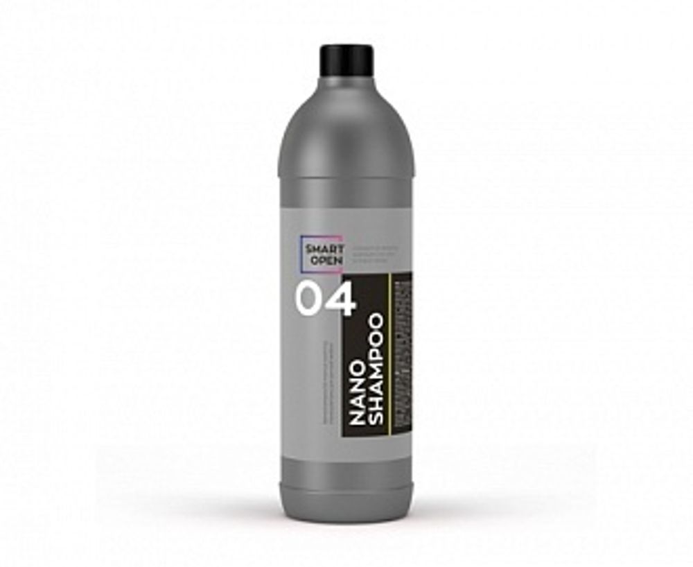 Smart Open NANO SHAMPOO 04, 1л (Нано-шампунь для ручной мойки) Smart Open NANO SHAMPOO 04, 1л (Нано-шампунь для ручной мойки)