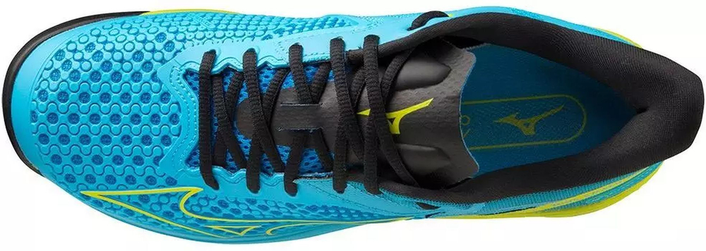 Мужские кроссовки теннисные Mizuno Wave Exceed Tour 5 CC - небесный