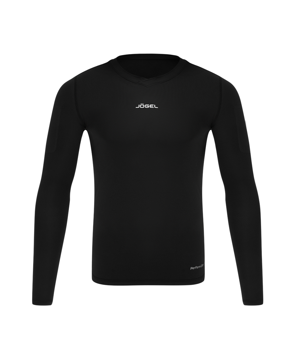 Футболка компрессионная с длинным рукавом судейская PerFormDRY Referee Baselayer Tee LS, черный