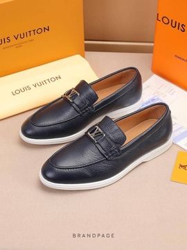 Лоферы тёмно-синие от Louis Vuitton BP5-011140