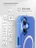 Чехол накладка iPhone 16 6.1" Gurdini Rome Series with Magsafe Blue
