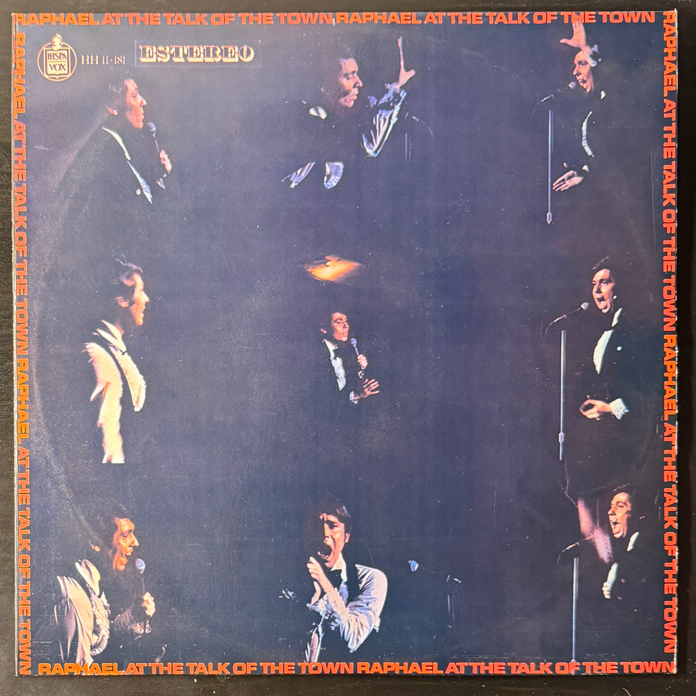 Raphael ‎– Raphael En The Talk Of The Town, London, En Vivo (Перу 1970г.)