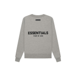 Толстовка Fear of God Essentials Dark Oatmeal SS22 Logo, FOG-SS22-614
