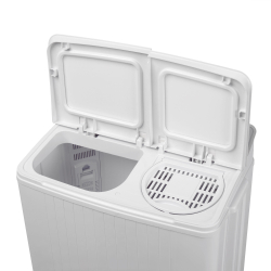 Стиральная машина WILLMARK WMS-50G (Белое стекло, фиолетовые цветы)