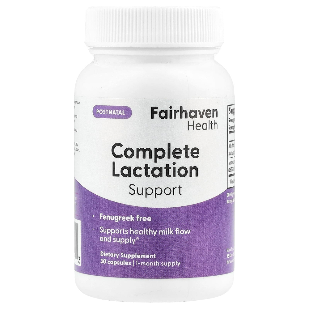 Fairhaven Health, Полная поддержка лактации`` 30 капсул