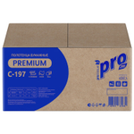 Полотенца бумажные 200 шт., PROtissue (H3) PREMIUM, 2-слойные, белые, КОМПЛЕКТ 20 пачек, 22×21 см, V-сложение.