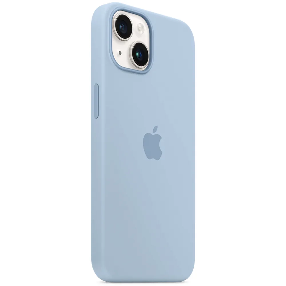 Силиконовый чехол с поддержкой MagSafe Apple Silicone Case для iPhone 14, Sky (Чистое небо)