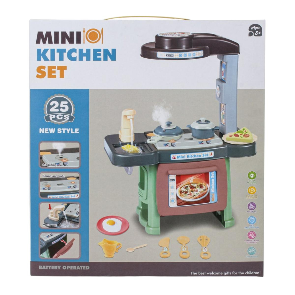 Игровой модуль "Кухня" 25 предм. коробка 3954