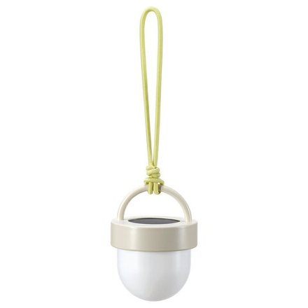 IKEA SOLVINDEN  (ИКЕА СОЛВИНДЕН)  -  Подвесной светильник LED на солнечной батарее - для улицы, бежевый 10 см