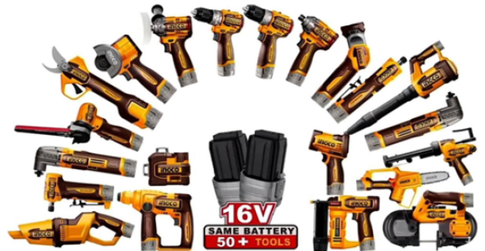 Аккумуляторный бесщеточный импульсный винтоверт INGCO CIRLI16178 INDUSTRIAL 16 В 170 Нм