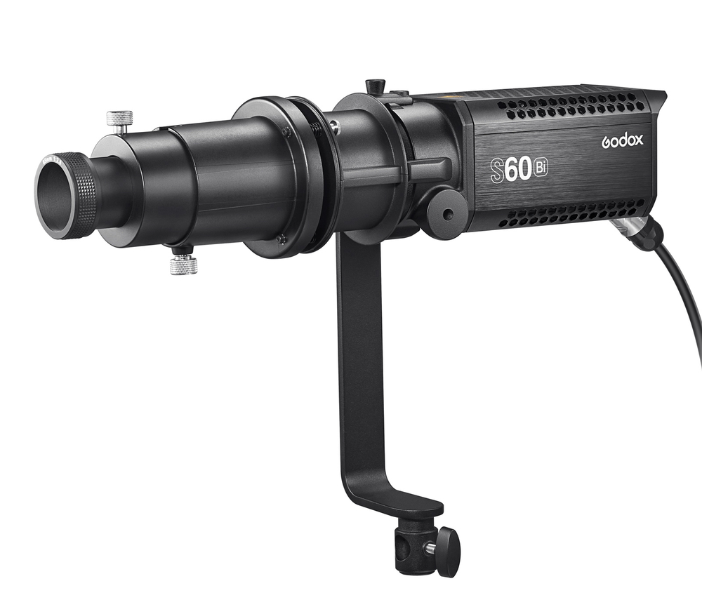 Осветитель Godox S60Bi-K1, светодиодный, фокусируемый, 2800-6500 К, 77 Вт, с аксессуарами