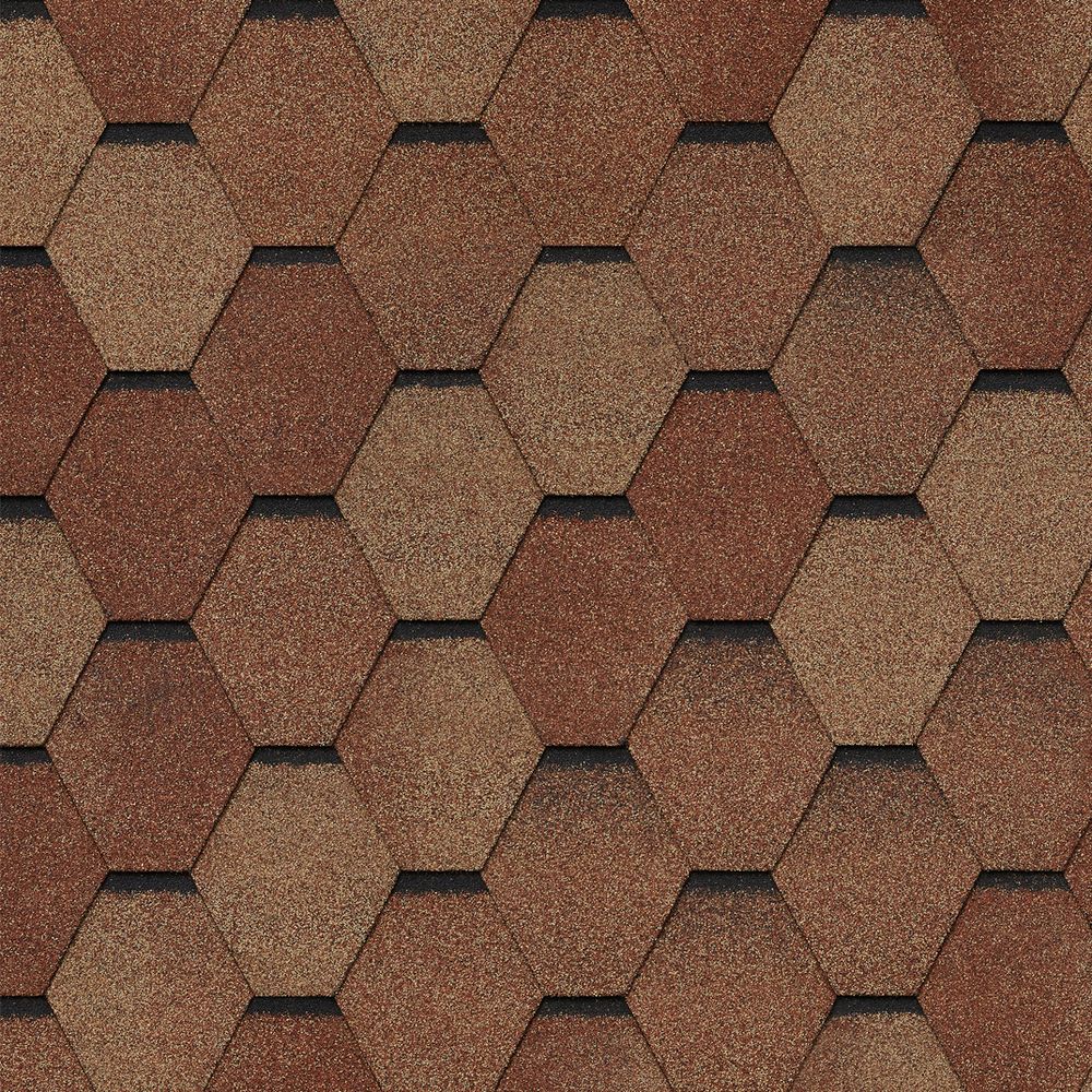 Черепица битумная гибкая Tegola BUSINESS VENETO Terracotta 206