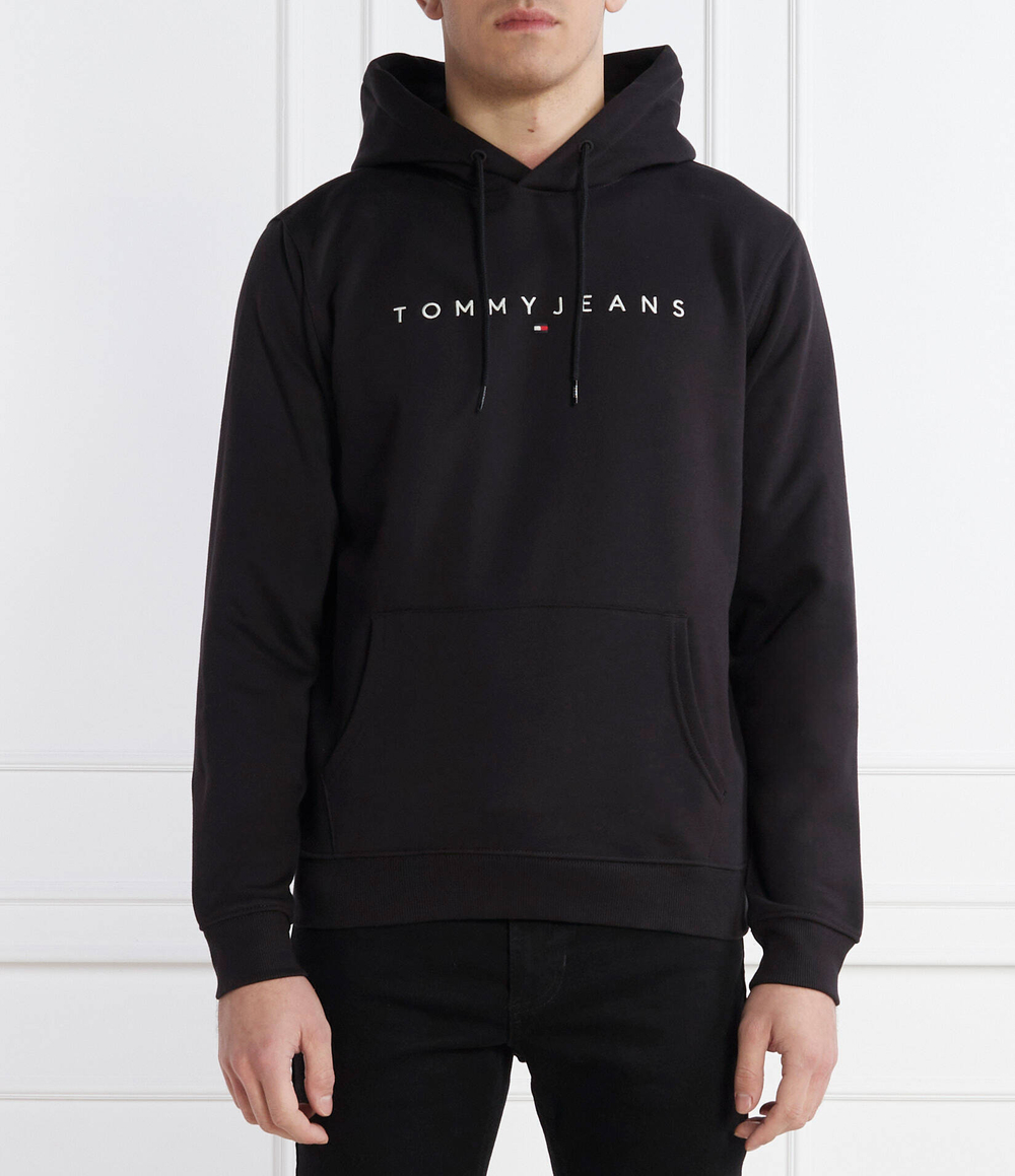 Худи LINEAR LOGO HOODIE EXT Tommy Jeans - черный(DM0DM17985)