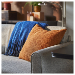 IKEA KRYDDBUSKE  (ИКЕА КРЙДДБУСКЕ)  -  Чехол на подушку - коричнево-красный 50х50 см