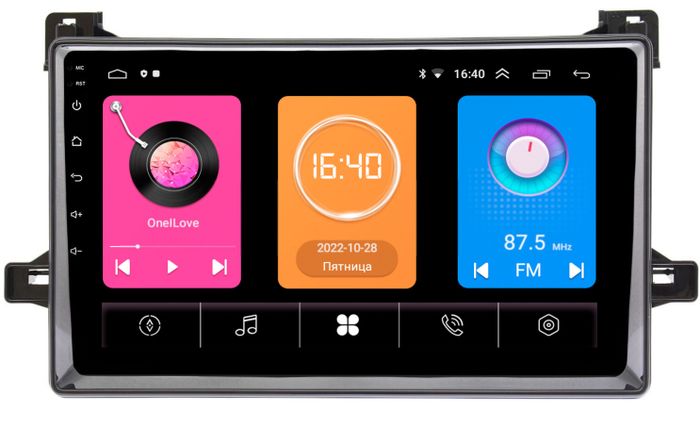 Магнитола для Toyota Prius 50, PHV 2015-2018 - GT9-651 на Android 10