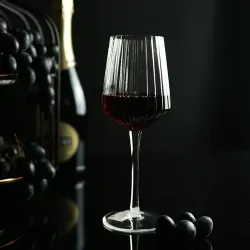 Бокал для вина 355 мл "Streak Optical" d 7,8/6,1 см h22 см P.L. - BarWare [6]