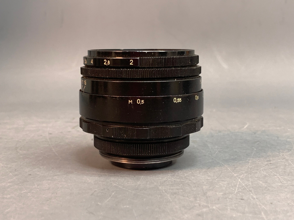 Helios 44-2 царапины на линзе