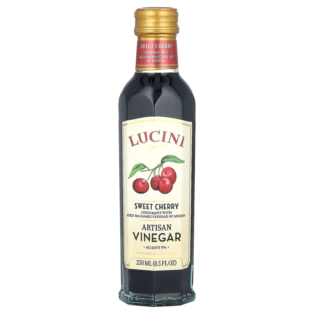 Lucini, ремесленный уксус, со вкусом черешни, 250 мл (8,5 жидк. унции)